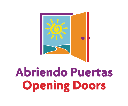 Abriendo Puertas Opening Doors logo